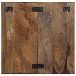 vidaXL Table de chevet multicolore 50x27x50 cm bois de récupération