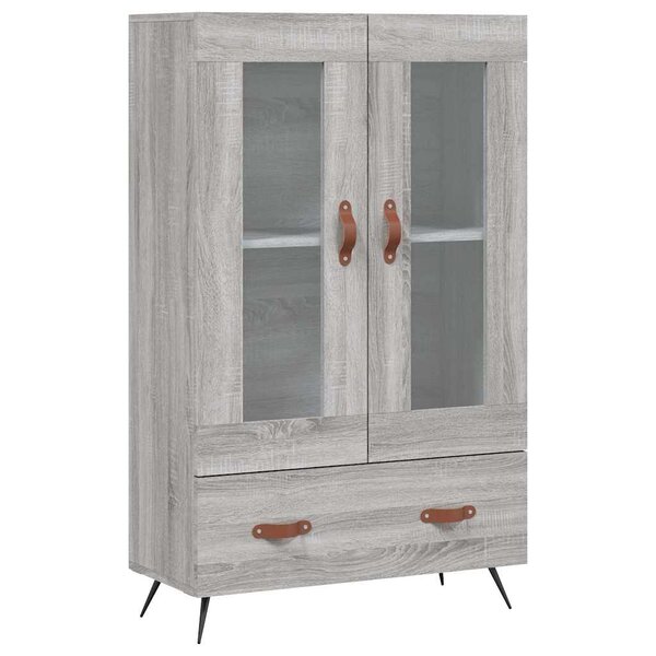 vidaXL Buffet haut sonoma gris 69 5x31x115 cm bois d'ingénierie