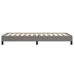 vidaXL Cadre de lit sans matelas gris foncé 100x200 cm tissu