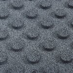 vidaXL Carreaux de protection antichoc 12Pièces Caoutchouc 50x50x3cm Gris