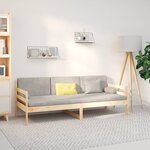 vidaXL Lit de jour sans matelas 90x190 cm bois de pin massif