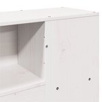 vidaXL Cadre de lit sans matelas blanc 150x200 cm bois de pin massif