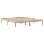 vidaXL Lit bibliothèque sans matelas 180x200 cm bois massif de pin