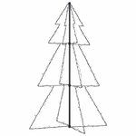 vidaXL Arbre de Noël cône 200 LED d'intérieur/d'extérieur 98x150 cm