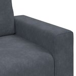 vidaXL Fauteuil gris foncé 100x77x82 cm velours
