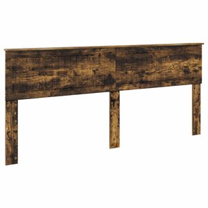 vidaXL Tête de lit Chêne fumé 200 cm Bois d'ingénierie