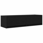 vidaXL Meuble TV Chêne noir 100 x 31 x 25.5 cm Bois d'ingénierie