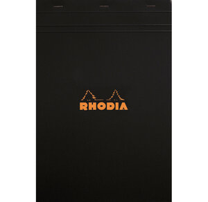 Bloc BLACK N°19 21x31,8cm 80F agrafées 80g uni RHODIA