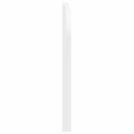vidaXL Tête de lit Blanc brillant Bois d'ingénierie