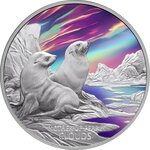 Pièce de monnaie en Argent 1 Dollar g 31.1 (1 oz) Millésime 2025 MOTHER OF PEARL CLOUDS