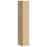 vidaXL Buffet haut Chêne artisan 30x42.5x185 cm Bois d'ingénierie