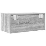 vidaXL Meuble TV sonoma gris 60x31x25 5 cm bois d'ingénierie