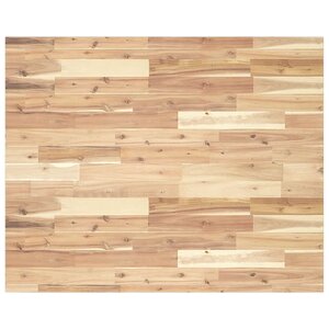 vidaXL Dessus de bureau non traité 100x80x2 cm bois d'acacia massif