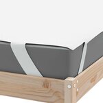 vidaXL Protège-matelas blanc 90x220 cm imperméable