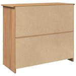 vidaXL Buffet avec tiroir Panama 93x40x80 cm bois massif de pin