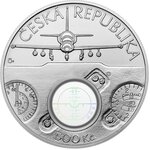 Pièce de monnaie en Argent 500 Czech Koruna g 25 Millésime 2025 AERO L-39 ALBATROS