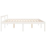 vidaXL Lit pour personne âgée sans matelas 200x200 cm bois pin massif