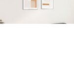 vidaXL Tête de lit avec oreilles Gris 203x23x78/88 cm Similicuir