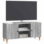 vidaXL Meuble TV 102 x 34 5 x 50 cm Sonoma gris Bois d'ingénierie