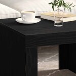 vidaXL Table basse Chêne noir Bois d'ingénierie