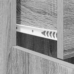 vidaXL Buffet Sonoma gris 60x30x75 cm Bois d'ingénierie