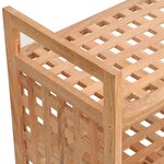 vidaXL Meuble à chaussures avec tiroir 70x27x81cm Bois massif de noyer