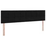 vidaXL Lit de Rangement avec matelas avec tête de lit Noir 90 x 200 cm