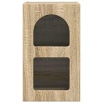 vidaXL Table de chevet Chêne Sonoma 29 5 x 35 x 50 cm