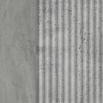 vidaXL Cabinet de chevet 2 Pièces Gris béton 43 x 34 5 x 50 cm