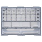 vidaXL Organisateur multi-tiroirs avec 38 tiroirs 52x16x37 5 cm