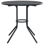 vidaXL Ensemble de chaises de jardin empilables 3 Pièces anthracite