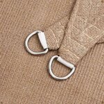 vidaXL Voile d'ombrage 160 g/m² Taupe 3x3 m PEHD