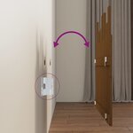 vidaXL Tête de lit murale Marron miel 95 5x3x80 cm Bois massif de pin