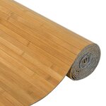 vidaXL Cloison de séparation naturel largeur 400 cm hauteur 165 cm bambou