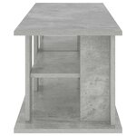 vidaXL Support de télévision Gris béton 96 x 35 x 33 5 cm