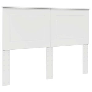vidaXL Tête de lit Blanc brillant 140 cm Bois d'ingénierie