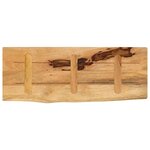vidaXL Dessus de table 90x40x3 8 cm bord vif bois massif manguier brut