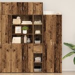 meuble de rangement vidaXL bois ancien 30x42 5x225 cm bois reconstitué