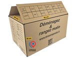 20 cartons standard déménagement + 1 rouleau d'adhésif havane