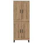vidaXL Haut Armoire Chêne artisanal 69 5 x 34 x 180 cm