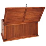 vidaXL Coffre de rangement 79x34x32 cm Bois d'acacia solide
