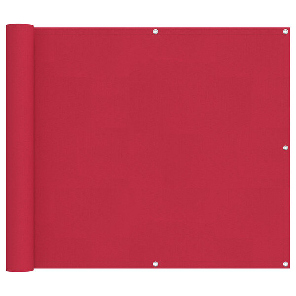 vidaXL Écran de balcon Bordeaux 90 x 200 cm Tissu Oxford