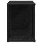 vidaXL Meuble TV chêne noir 60x24x32 cm bois d'ingénierie