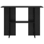 vidaXL Table console Chêne noir 100 x 30 x 75 cm Bois d'ingénierie