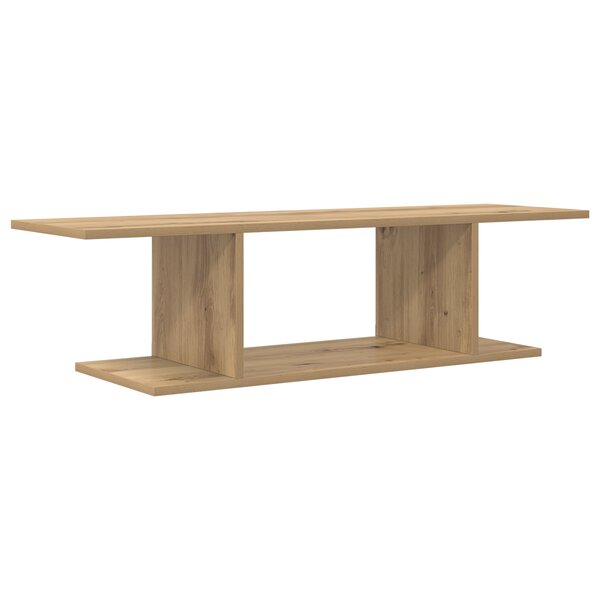 vidaXL Meuble TV Marron 103 x 30 x 26 5 cm Bois d'ingénierie