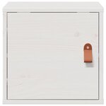 vidaXL Armoire murale Blanc 31 5x30x30 cm Bois de pin massif