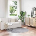 vidaXL Tapis Gris 160 x 160 cm Polypropylène