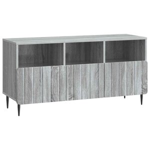 vidaXL Meuble TV Sonoma gris 102 x 34 5 x 50 cm Bois d'ingénierie