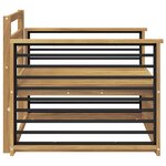 vidaXL Canapé d’extérieur Bois d'Acacia Massif Blanc