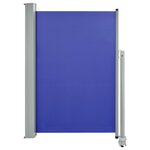 vidaXL Auvent latéral rétractable de patio 120x300 cm Bleu